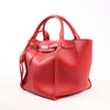 CELINE Big Bag Small Leather 2way Handbag in Red Secondhand