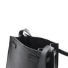CELINE Big Bag Bucket Leather Shoulder Bag in Black Secondhand