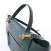 Celine Belt Bag Mini Leather 2way Handbag in Green Secondhand