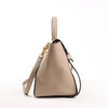 CELINE Belt Bag Grained Leather Mini 2Way Handbag in Beige Secondhand