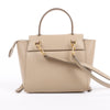 Celine Belt Bag Pico Leather 2way Handbag in Beige Secondhand