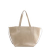 Celine Cabas Phantom Small Leather Shoulder Bag in Beige Secondhand
