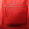 Celine Cabas Phantom Large Leather Shoulder Bag in Red Secondhand