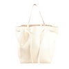 Celine Cabas Phantom Medium Leather Shoulder Bag in White Secondhand