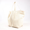 Celine Cabas Phantom Medium Leather Shoulder Bag in White Secondhand