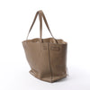 Secondhand Celine Cabas Phantom Small Leather Shoulder Bag in Taupe