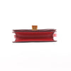 CELINE Classic Box Small Leather Crossbody Bag in Red Secondhand