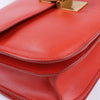 CELINE Classic Box Medium Leather Shoulder Bag in Red (Marketplaces) Secondhand