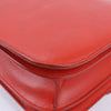 CELINE Classic Box Medium Leather Shoulder Bag in Red (Marketplaces) Secondhand