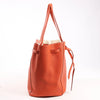 Celine Cabas Phantom Small Leather Shoulder Bag in Orange Secondhand