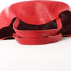 CELINE Cabas Horizontal Leather 2Way Handbag in Red Secondhand