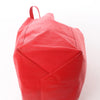 CELINE Cabas Horizontal Leather 2Way Handbag in Red Secondhand