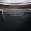 Celine Luggage Micro Leather x Suede Handbag in Black x White Secondhand