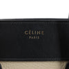 Celine Luggage Mini Leather Tri-Color Handbag in Blue x Beige x Black Secondhand