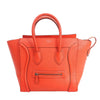 Secondhand Celine Luggage Mini Leather Handbag in Orange