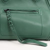 CELINE Luggage Phantom Small Leather Handbag in Green Secondhand
