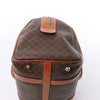 Celine Macadam Boston PVC & Leather Handbag in Brown Secondhand
