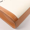 Celine Vertical  Mini Hippopotamus Canvas x Leather 2Way Handbag Beige x Brown Secondhand