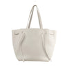Celine Cabas Phantom Small Leather Shoulder Bag in White Secondhand