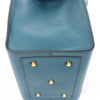 Celine Tie Knot Leather Handbag in Blue Secondhand