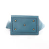 Celine Tie Knot Leather Handbag in Blue Secondhand