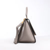 CELINE Trapeze Leather x Suede 2Way Handbag in Gray Secondhand