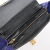 Secondhand CELINE Trapeze Leather x Suede 2Way Handbag in Brown x Navy Blue x Black