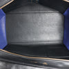 CELINE Trapeze Leather x Suede 2Way Handbag in Brown x Navy Blue x Black Secondhand