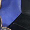 Secondhand CELINE Trapeze Leather x Suede 2Way Handbag in Brown x Navy Blue x Black