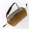 CELINE Trapeze Leather x Suede 2Way Handbag in Brown, Black, White Secondhand