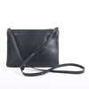 Celine Trio Large Leather Crossbody bag in Black Secondhand