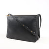 Celine Trio Large Leather Crossbody bag in Black Secondhand