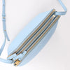 Celine Trio Small Leather Crossbody bag in Blue Secondhand