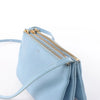 Celine Trio Small Leather Crossbody bag in Blue Secondhand