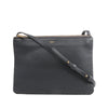 Celine Trio Large Leather Crossbody bag in Gray Secondhand