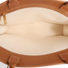 Celine Vertical Cabas Large Canvas x Leather Handbag in Beige Secondhand