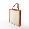 Celine Vertical Cabas Large Canvas x Leather Handbag in Beige Secondhand