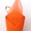 CELINE Cabas Vertical Small Leather 2Way Handbag in Orange Secondhand
