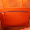CELINE Cabas Vertical Small Leather 2Way Handbag in Orange Secondhand