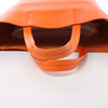 CELINE Cabas Vertical Small Leather 2Way Handbag in Orange Secondhand