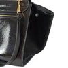 Céline Trapèze bag in black patent leather and suede