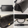 Celine Trapèze bag in black patent leather