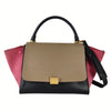 Celine Trapeze shoulder bag in multicolored leather