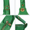 Céline vintage shoulder bag in acid green leather