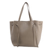 Celine Cabas Phantom Medium Leather Shoulder Bag in Taupe Secondhand
