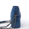 Chanel Gabrielle Doo Chanel Vintage calf Chain Shoulder Bag Blue Gold x Silver Metal Fittings 27113839 Secondhand