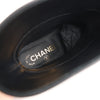 Chanel Coco Mark Camelia 17A Leather Ankle Boots in Black G32929, Size 36 EU Secondhand