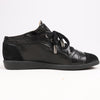 CHANEL Coco Mark 11P Suede x Leather Sneakers 37 in Black G25313 Secondhand