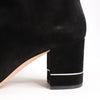 Chanel Coco Mark 16B Suede Long Boots in Black G32122, Size 39 EU Secondhand