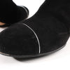 Chanel Coco Mark 16B Suede Long Boots in Black G32122, Size 39 EU Secondhand